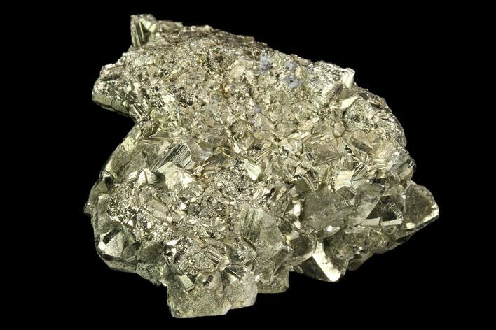 Gleaming Pyrite Crystal Cluster - Peru #126567